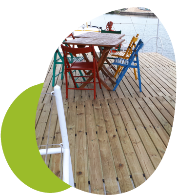 terrasse en bois escaladune